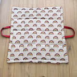 Reversible Play Mat - Rainbow and Rust