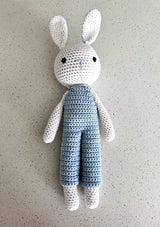 Crocheted Bunny - Dungaree Dave