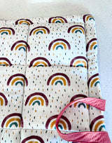 Reversible Play Mat - Rainbow and Rust