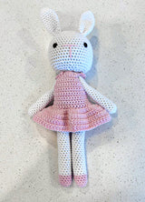 Crocheted Bunny - Bella Ballerina