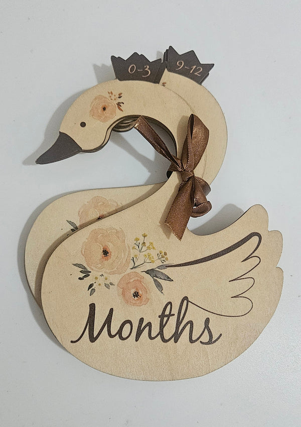 Wooden Closet dividers - Swans