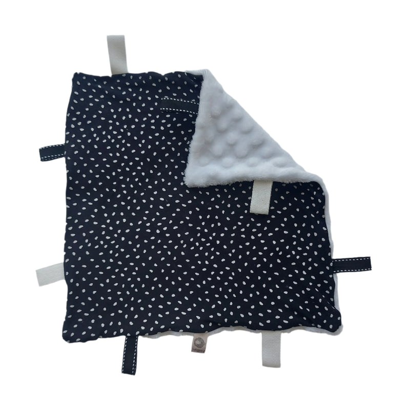 Doudou Lappie - black with white fleck