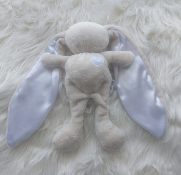 Tiger Lily Cream Cuddle Bunny with satin ears