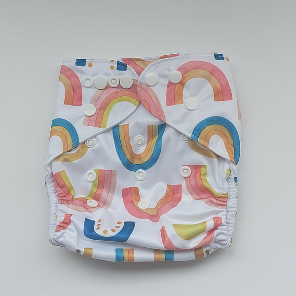 Rainbow waterproof cloth diaper