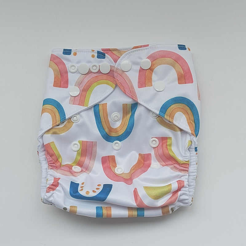 Rainbow waterproof cloth diaper